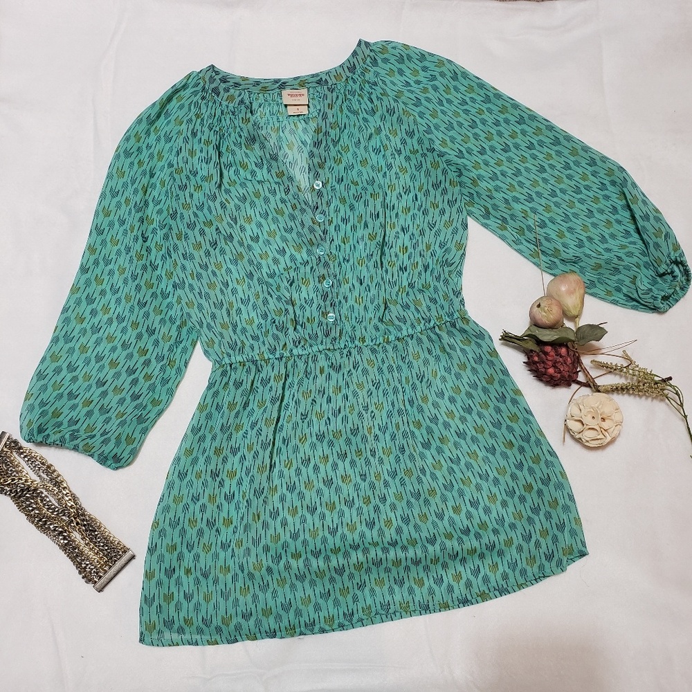 Mossimo Blouse 3/4 Sleeve. - Picture 1 of 7